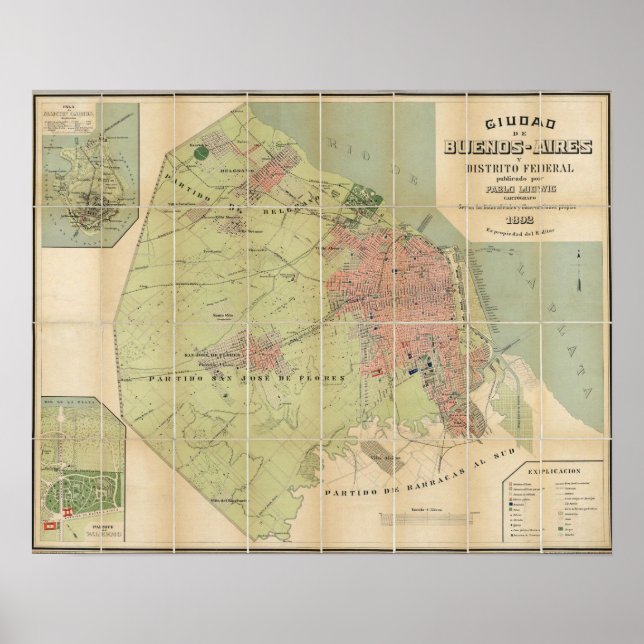 Poster Buenos Aires Argentina (Frente)