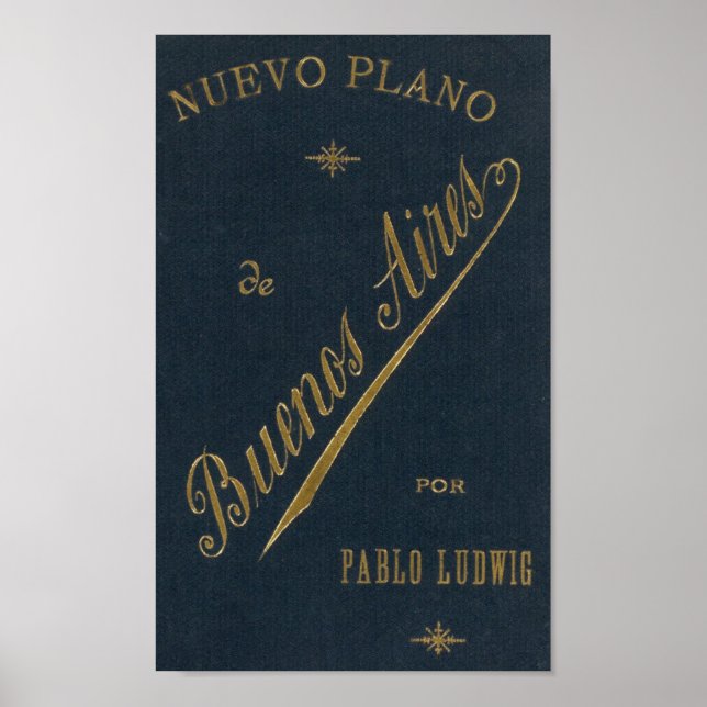 Pôster Buenos Aires Argentina (Frente)