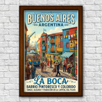 Buenos Aires, Argentina Viagens anos 60 retrô
