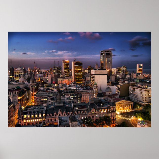 Poster Buenos Aires Desde La Legislatura V (Frente)