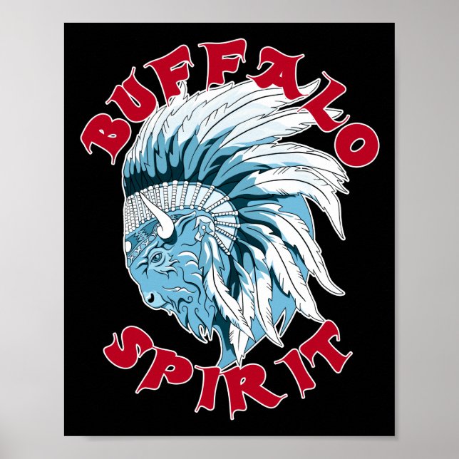 Poster Buffalo Animal Spirit (Frente)
