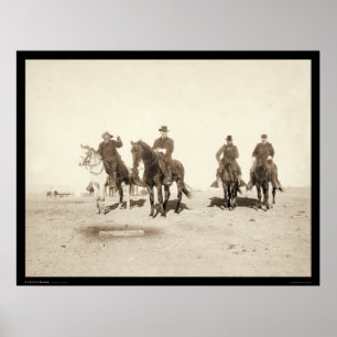 Pôster Buffalo Bill & Agentes do Exército SD 1891