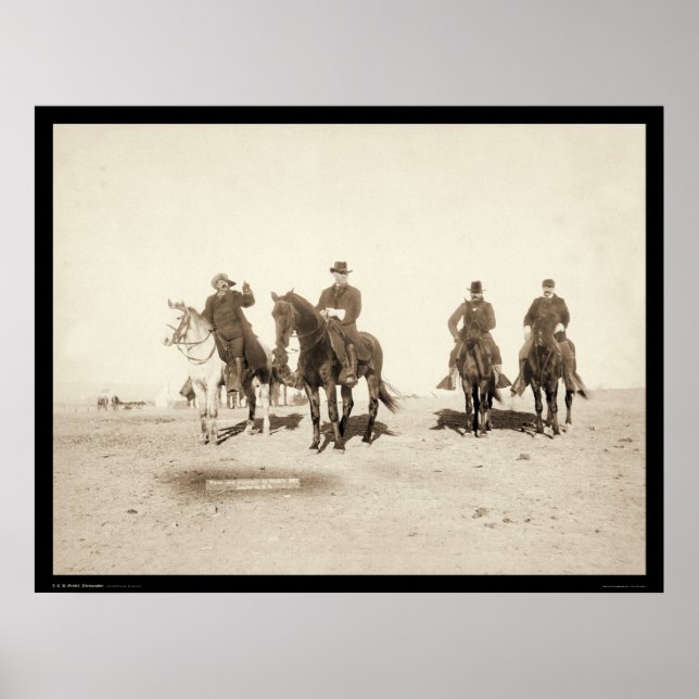 Pôster Buffalo Bill & Agentes do Exército SD 1891 (Frente)