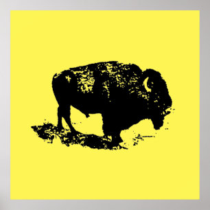 Poster Buffalo Bison