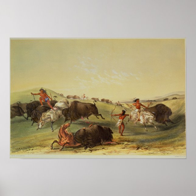 Poster Buffalo Hunt (Frente)