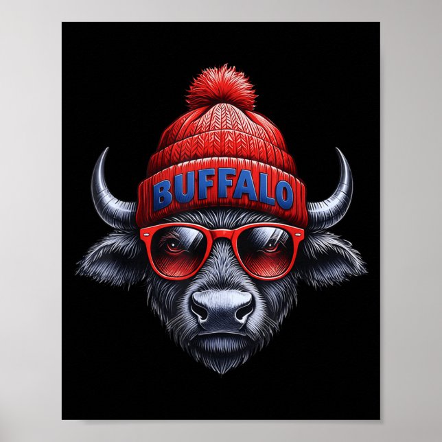 Poster Buffalo Lovers For Men Women Toddler Youth Kids Bo (Frente)