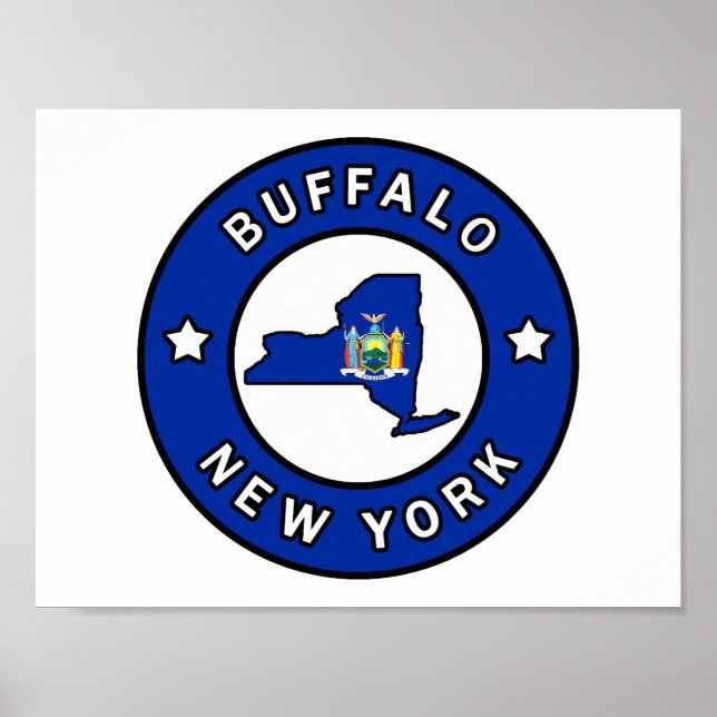 Poster Buffalo Nova York (Frente)