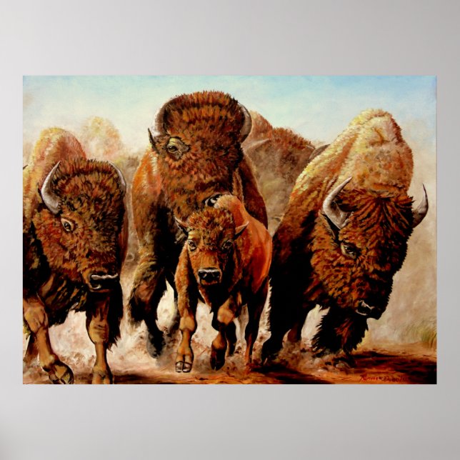 Poster Buffalo "On The Run" (Frente)