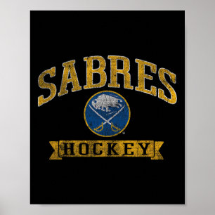 Poster Buffalo Sabres Hockey Vintage Nhl Licenciado Ofici