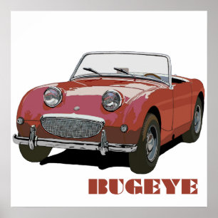 Pôster Bugeye vermelho