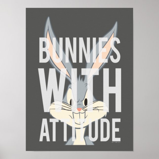 Poster BUGS BUNNY™ Bunnies With Attitude (Frente)