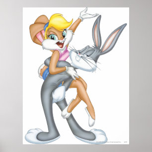 Poster BUGS BUNNY™ e Lola Bunny