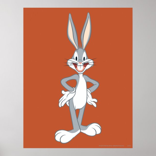 Poster BUGS BUNNY™ em Pé (Frente)