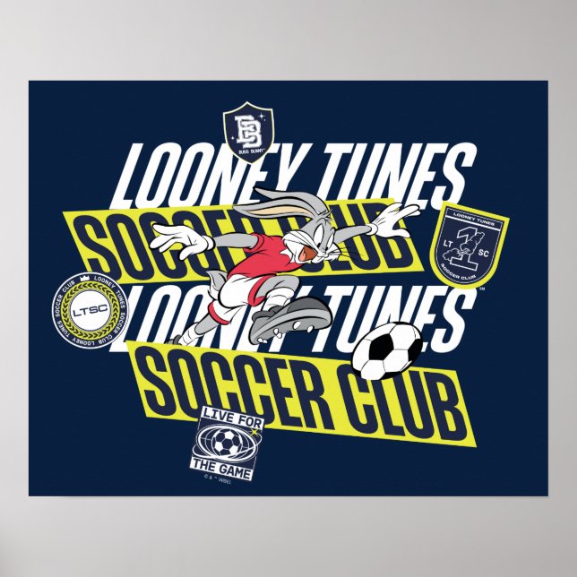 Poster BUGS BUNNY™ LOONEY TUNES™ Soccer Club (Frente)