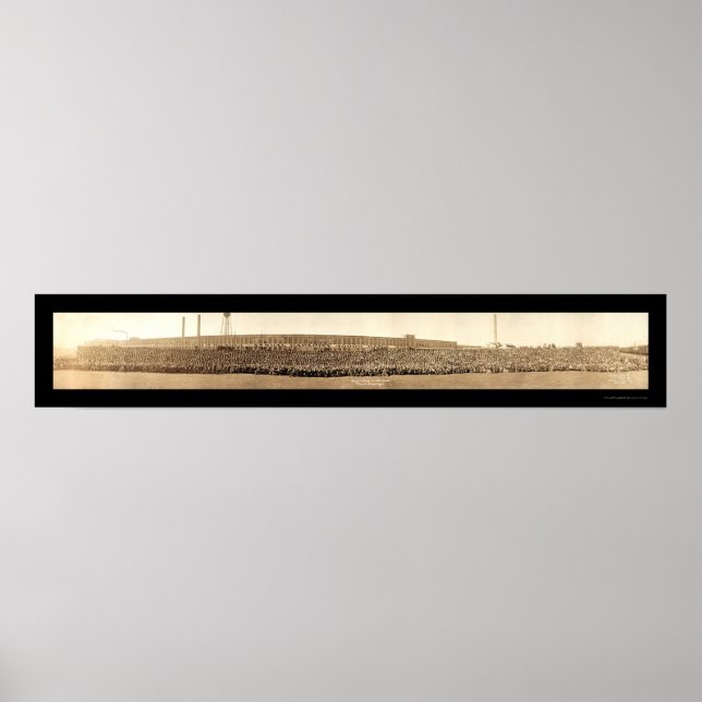 Poster Buick Motor Employees Photo 1913 (Frente)