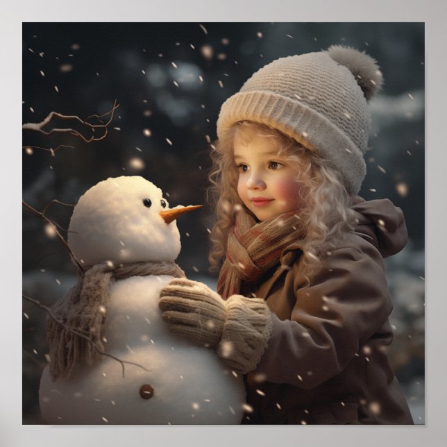 Poster Building a Snowman (Frente)