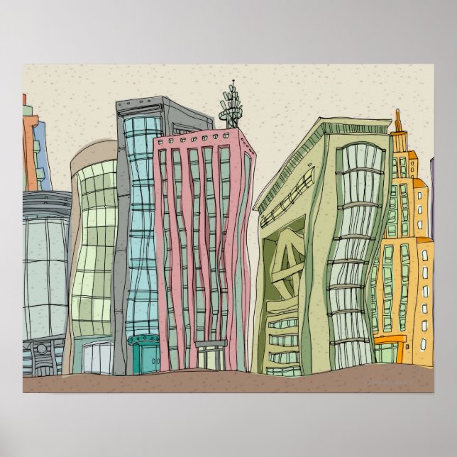 Poster Buildings (Frente)