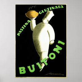 Poster BUITONI PASTINATA GLUTINATA Pasta Federico Seneca