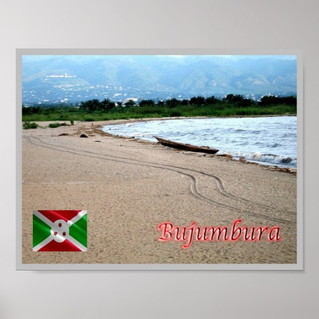 Poster Bujumbura Beach - (Frente)