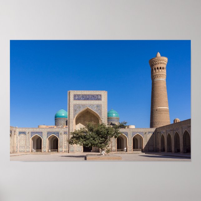 Poster Bukhara, Usbequistão - Po-i-Kalyan (Frente)