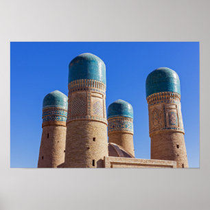 Poster Bukhara, Uzbequistão - Madrassa Chor Minor