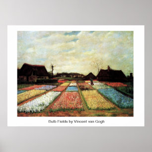 Pôster Bulb Fields de Vincent van Gogh.