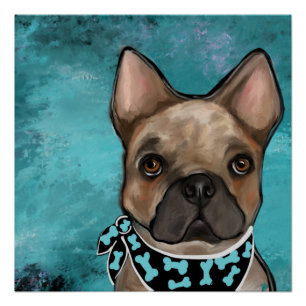 PÔSTER BULDOGUE FRANCÊS      