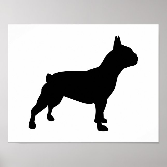 Pôster Buldogue Francês (Frente)
