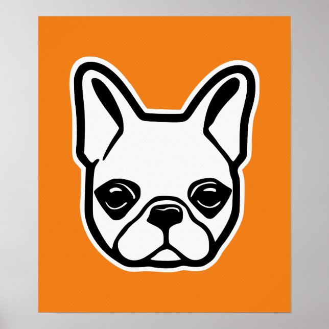 Poster Buldogue Francês (Frente)