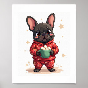 Poster Buldogue francês Cozy Cacau cacau