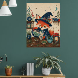 Poster Bule de chá da Raposa Bruxa