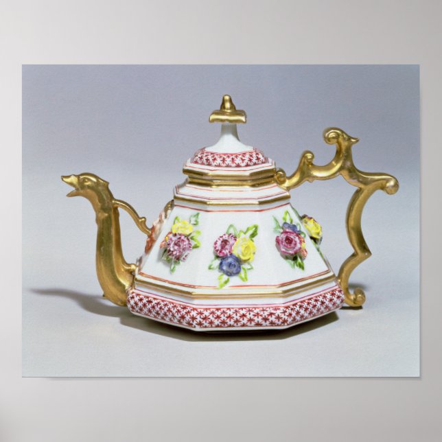 Poster Bule octogonal Meissen, c.1718 (Frente)