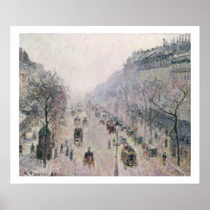 Poster Bulevar Montmartre, 1897 (óleo em canvas)
