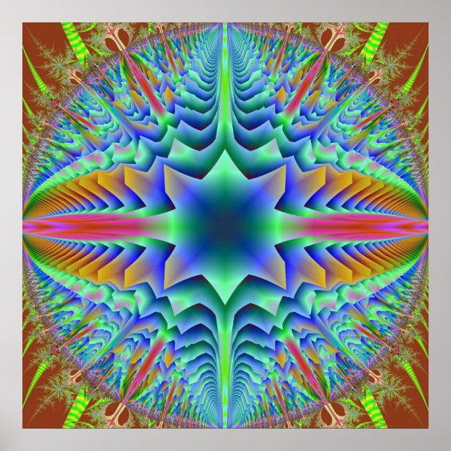 Pôster Búlgaro Mandala (Frente)