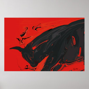 Pôster Bull irritada 2