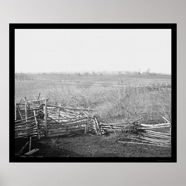 Pôster Bull Run Battlefield 1861 (Frente)