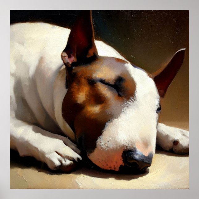 Poster Bull Terrier Dog (Frente)