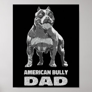 Poster Bulldog Dog Lover American Bully Pai
