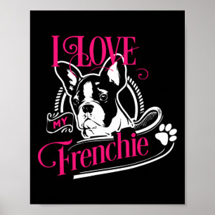 Poster Bulldog - Eu Amo Meu Francês 1