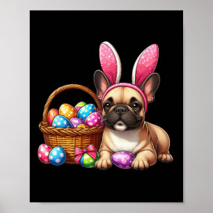 Poster Bulldog Felz pascoa Bulldog Páscoa de Lover Bu