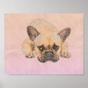 Poster Bulldog Francês - Frenchie Dog
