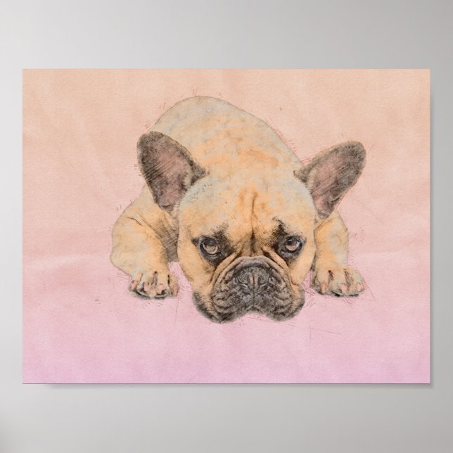 Poster Bulldog Francês - Frenchie Dog (Frente)