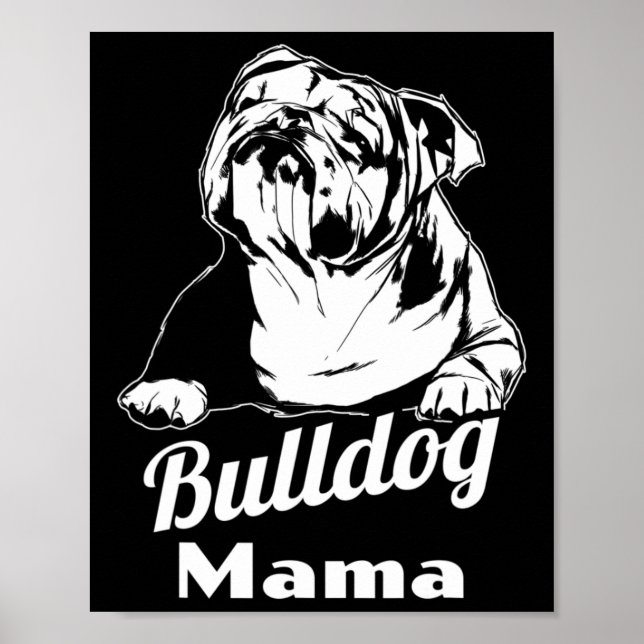 Poster Bulldog Mama (Frente)