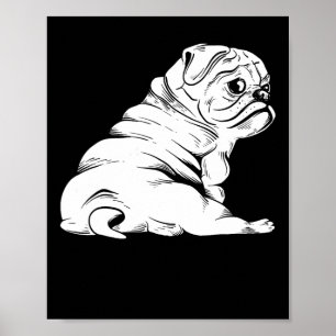 Poster Bulldog - Puppy Owner Cog Lover Animal