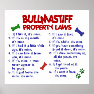 PÔSTER BULLMASTIFF PL2
