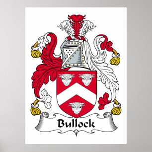 Poster Bullock Family Crest