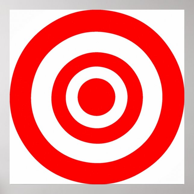 Poster Bullseye Target (Frente)