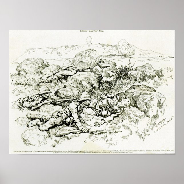 Pôster Bulwana "Long Tom" Disparando (Frente)