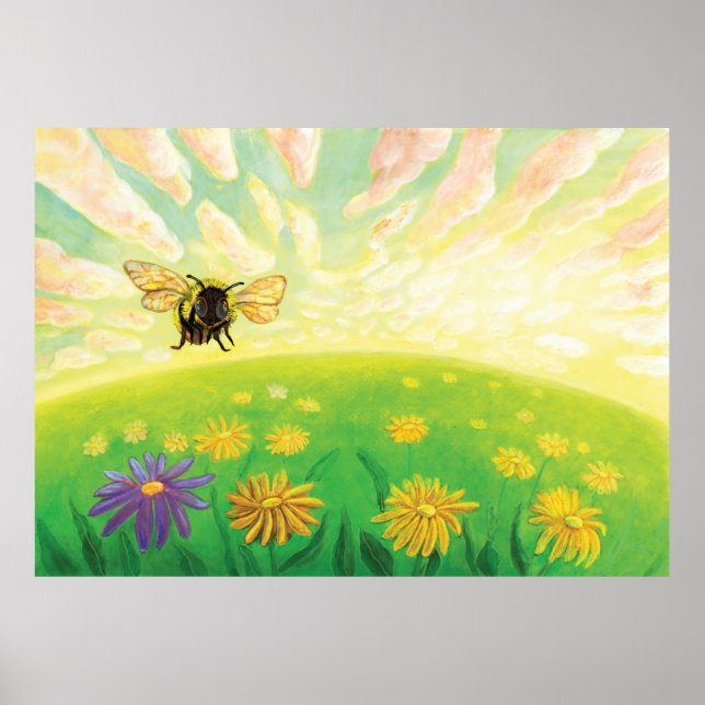 Poster Bumblebee no Horizonte (Frente)