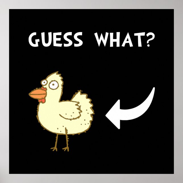 Pôster Bumbum de frango (Frente)